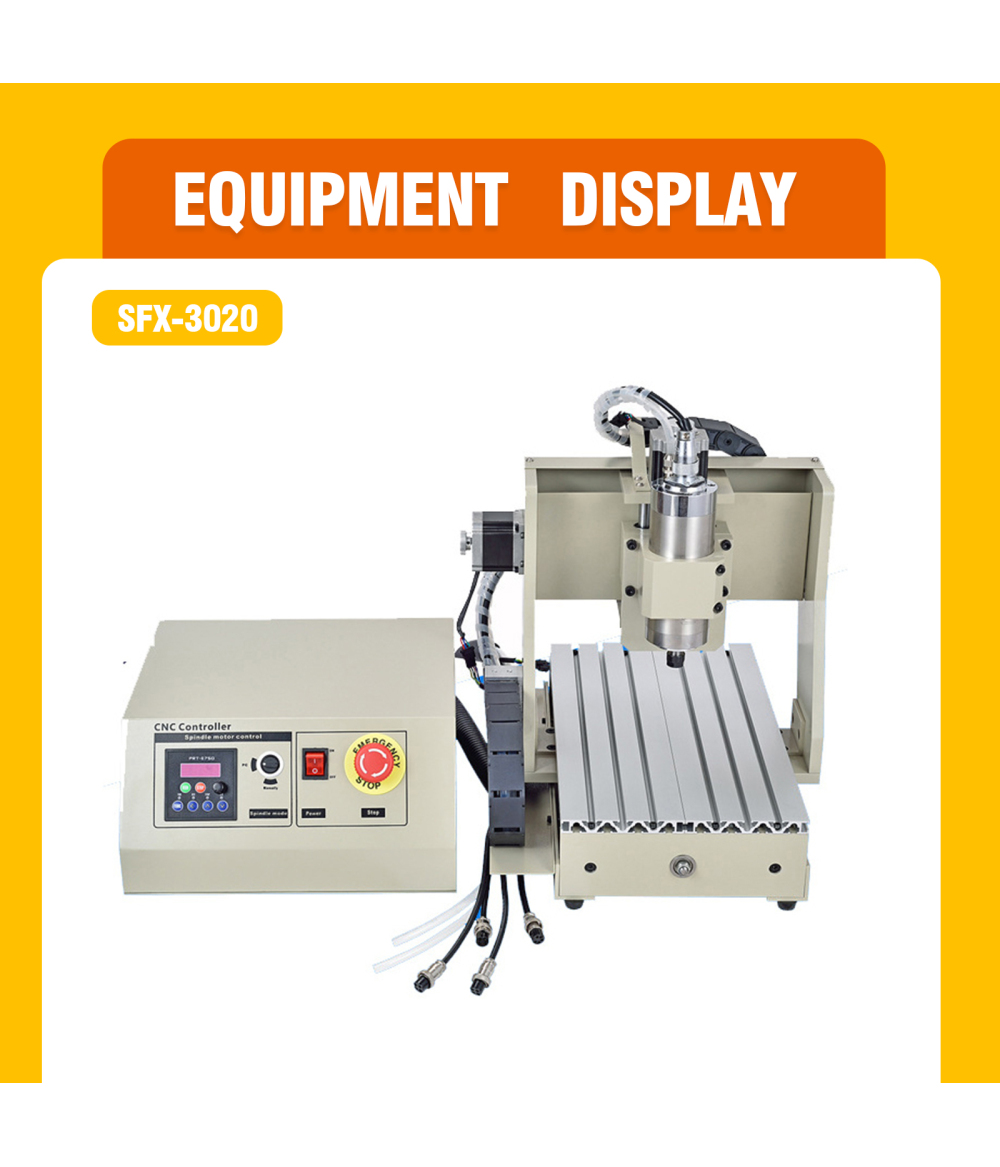 CNC 3-Axis Engraving Machine Mini Round Rail CNC 3040/6040 Engraving Machine For Wood PCB Acrylic